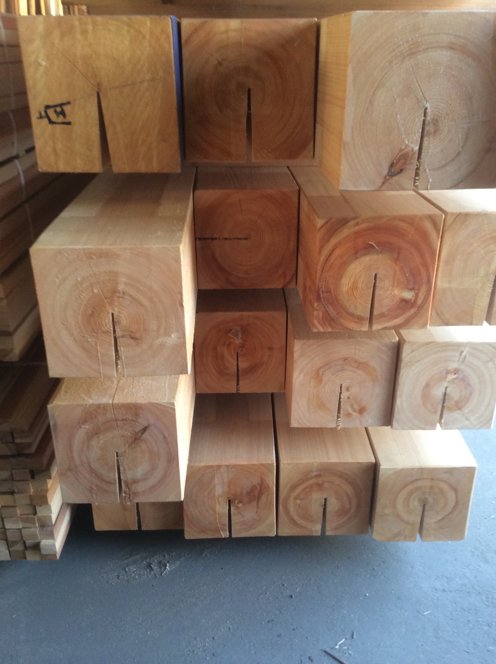 木材のストック