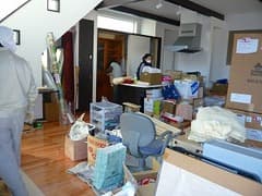 新居へお引越し。
