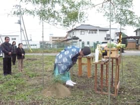 大田原にて地鎮祭です。
