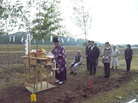 地鎮祭。です。