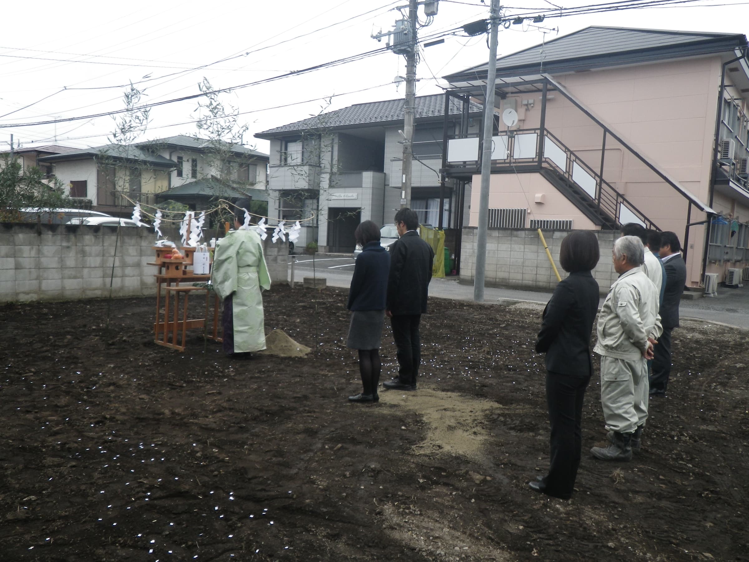 H様地鎮祭