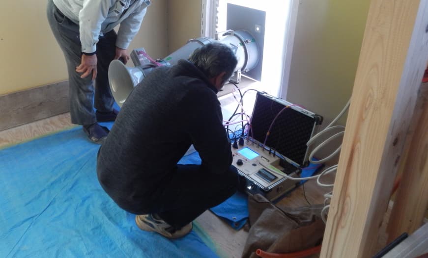 オープン気密測定！