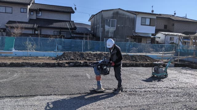 日光市 O様邸 砕石転圧