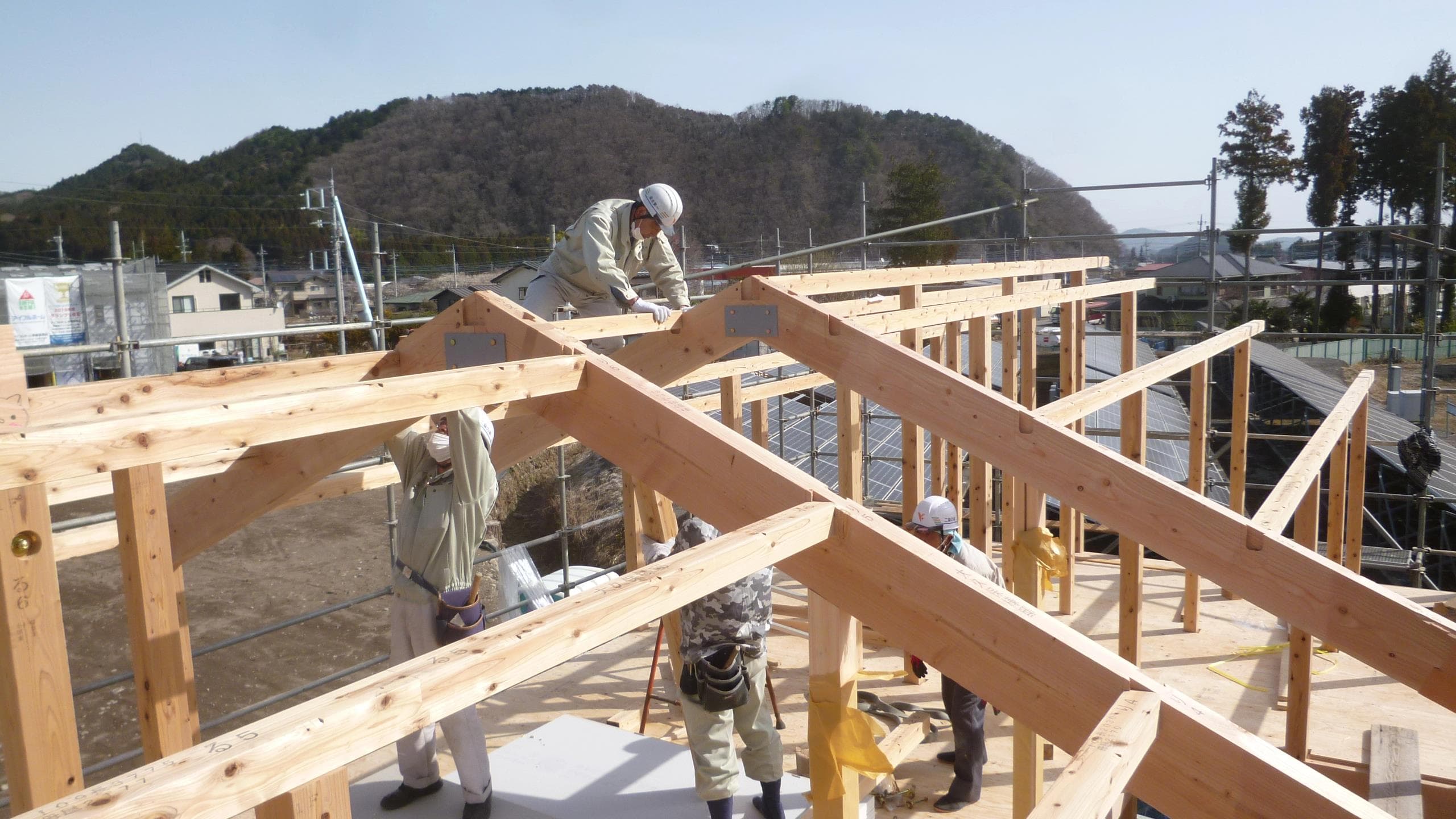 日光市　O様邸　建方・上棟