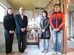 上棟式です。
