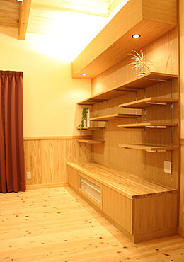 S様邸造作取付棚