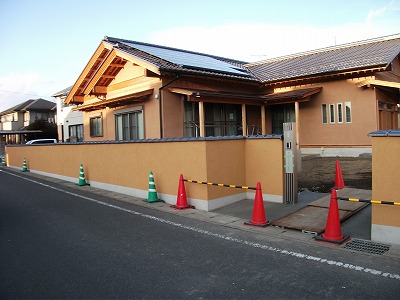 外構工事の開始