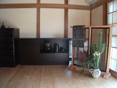 空間を活かしたディスプレイ