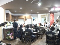 レセプションの様子