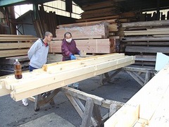 お施主様が見学にいらっしゃいました