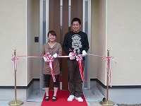 M様邸テープカット